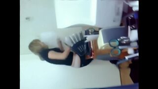 A hot Kazakh woman is having fun with her sexy colleague in this steamy scene