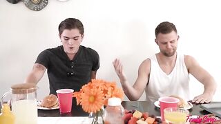 A summer barbecue with my swap family gets really hot