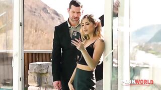 A cheating housewife Veronica Leal gets a messy anal sex
