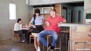 The girl allowed you to experience orgasm and release cum in her mouth