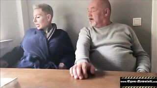 My friend's wife is a slut - an amateur video with a German MILF
