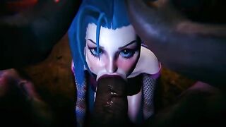 Jinx and Vi getting their cunts smashed by BBC