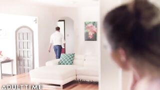 A wife catches her husband jerking off with a surprising twist featuring Liv Revamped