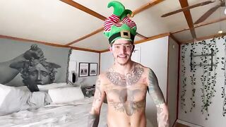 Christmas creampie with a blonde angel, raw and exclusive action