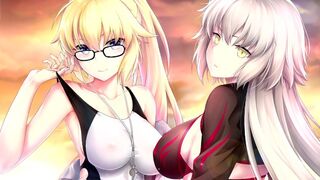 A saint is tempted by a sinner in this intense hentai scene