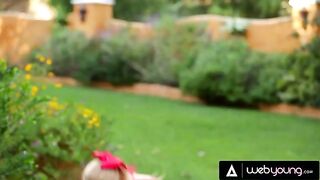 Ariana Marie cheats on her BF with a perky cheerleader in a steamy foursome