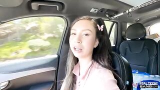 Minx with no problems is captured in stunning POV style