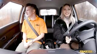 The man passed the exam after a blowjob in the car, and he was happy