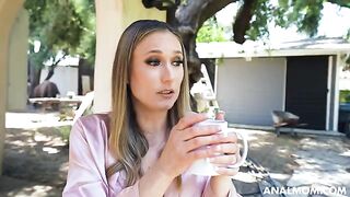 Mom wanted to feel anal orgasm, so she did it