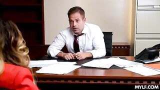 MILFs are having fun right in the office
