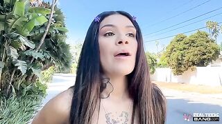 Her sweet pussy did not resist and she was fucked in POV style
