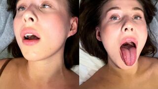 Fisting her pussy, she made cum shot and rolled her eyes