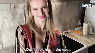 The neighbor helps the husband when he's having trouble with his sex life