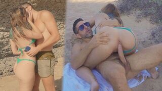 I picked up a cute girl on the beach and fucked her hard
