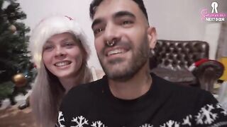 The best way to spend Christmas, a passionate and intense homemade scene