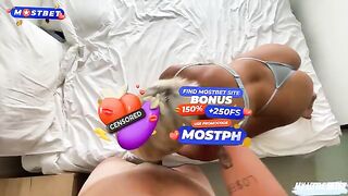 While my husband is on a business trip, I am being fucked by his friend