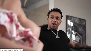 The man’s tongue is a magic wand for her pussy
