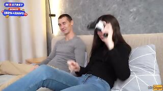 A husband shared his wife with his friend in a steamy encounter