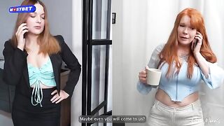 Hot threesome sex with my stepmom and teacher, featuring Marsh Swallow’s daring role-play vibes