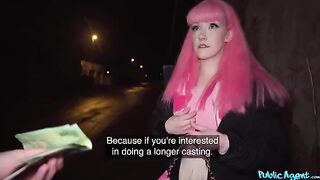 A young girl was forced to make a blowjob to a guy