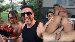 A guy picked up a hot Brazilian chick in the park