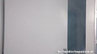 Two sexy Dutch lesbians have fun while touching each other’s sweet pussies