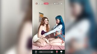They tasted his dick, maybe they liked it—A wild TikTok threesome scene