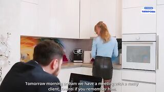 My personal whore on a business trip with the boss, in stunning HD