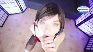 Better yet, put it in your mouth. A rough blowjob scene unfolds