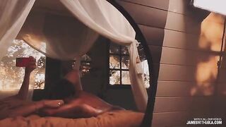The reflection in the mirror told him to go for it, and he did