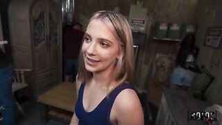 The cute girl swallows every last drop of her partner's passion with pleasure