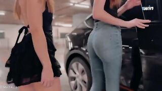 Can the hood hold two cute 18-year-old girls who love to fuck?