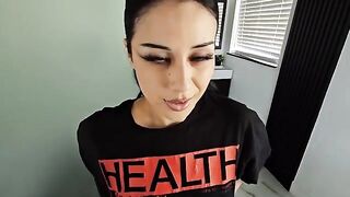 A goth girl felt the power of a cock