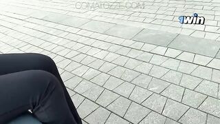 The guy wants to show his penis to the girl