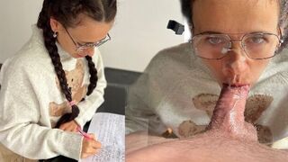 The lessons will be remembered for sure by the hot teen