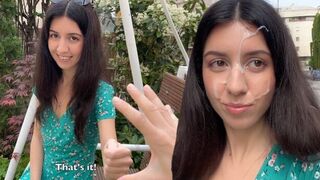A little dirt on my face, a lot of pleasure from the fuck