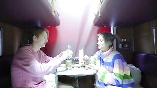 A girl got a good look in the compartment, it was intense