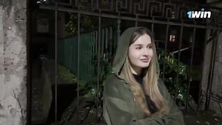 A girl claimed she caught a thief by his dick in a daring stunt