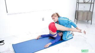 Instead of jogging, I trained with my girlfriend in the gym