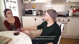 She appreciated the surprise delivery straight to her kitchen. It was a pleasant surprise