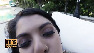 Hot teen Gina Valentina gets her asshole gapped
