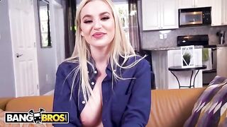 Curvy blonde Blake Blossom’s PA role fulfilled by Leo Valentino