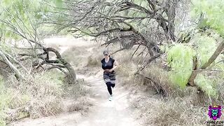 A sweaty workout ends with a passionate and intense outdoor encounter