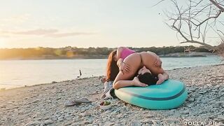 Our way of enjoying a sunset in Texas is a bit unconventional
