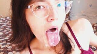 An innocent girl is asking if there’s enough sperm in this steamy scene