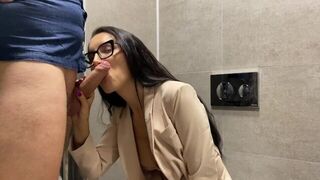 A couple got fucked right in the office, without leaving the booth