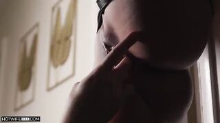 Any cock is good for Asian girl in doggy style sex