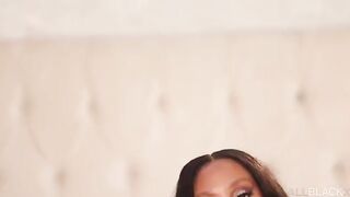 A black woman is penetrated only by a big cock, never by fingers