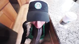 The girl was fucked hard by a guy with a huge cock in HD