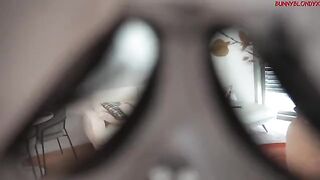A guest arrived unexpectedly and was greeted with a passionate encounter in doggy style